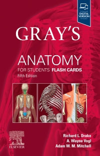 Gray's anatomy flash cards 5th edition