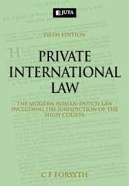 PRIVATE INTERNATIONAL LAW (IPR 410)