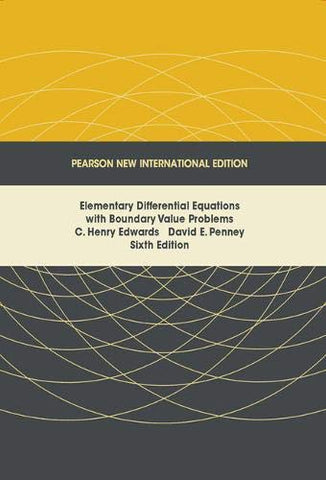 ELEMENTARY DIFFERENTIAL EQUATIONS WITH BOUNDARY VALUE PROBLEMS (PNIE)