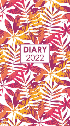 POCKET DIARY 2022: TROPICAL LEAVES